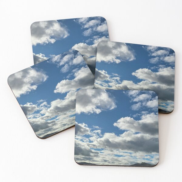 Item preview, Fluffy Clouds with mountains designed and sold by srcloudsplus.