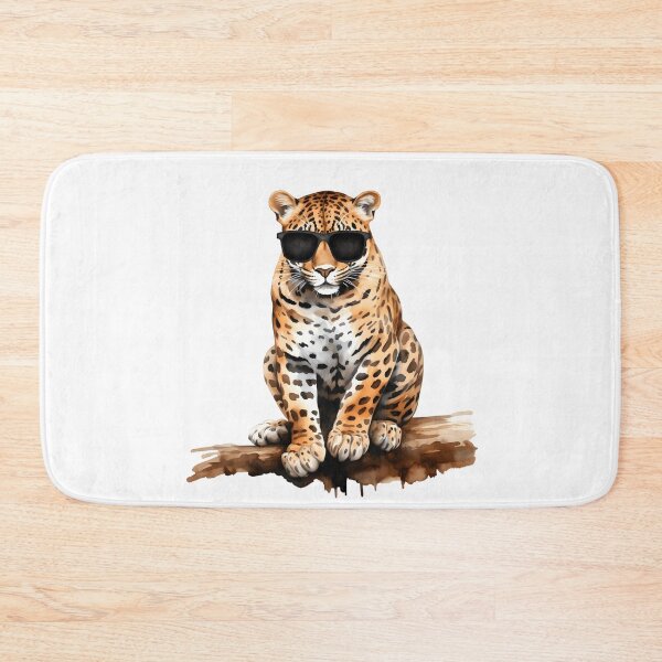 Item preview, Watercolor Jaguar Wearing Sunglasses designed and sold by TheAnimalZ00.