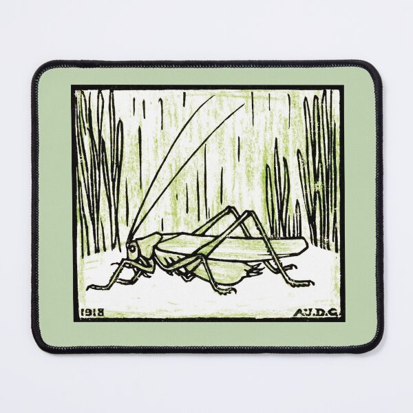 Item preview, Grasshopper (1918) by Julie de Graag (1877-1924) designed and sold by BossyCatHome.