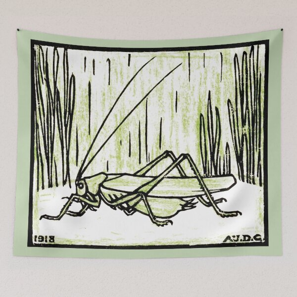 Item preview, Grasshopper (1918) by Julie de Graag (1877-1924) designed and sold by BossyCatHome.