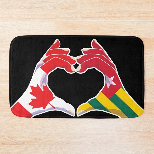 Item preview, Togo Togolese Canadian Canada Love Heart Peace designed and sold by FlagX.