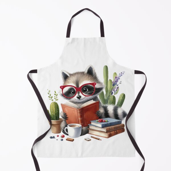 Item preview, Cute Raccoon And Books designed and sold by TheAnimalZ00.
