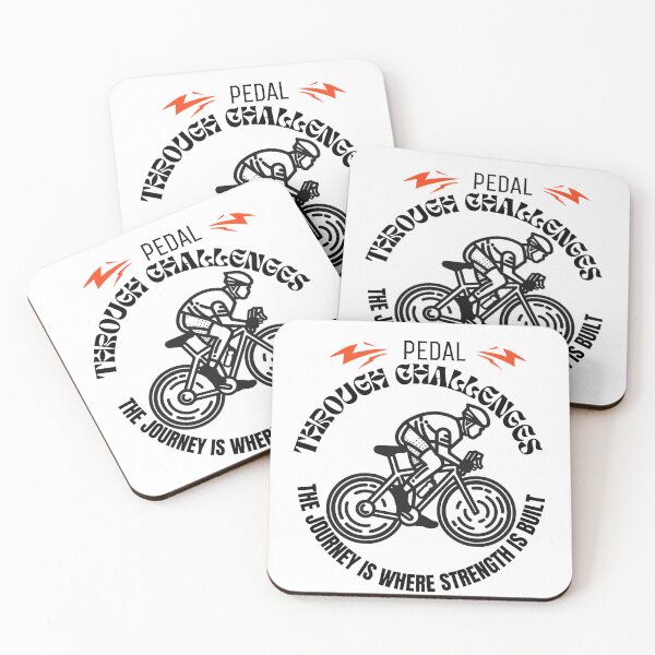 Item preview, Pedal through challenges; the journey is where strength is built. designed and sold by DaringDesigns19.