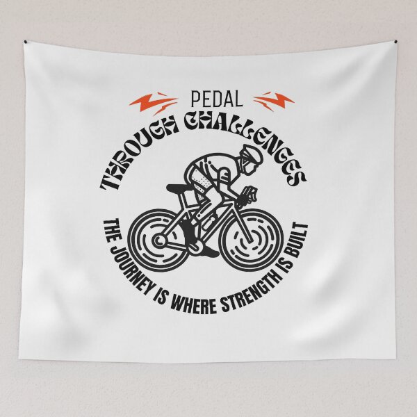 Item preview, Pedal through challenges; the journey is where strength is built. designed and sold by DaringDesigns19.