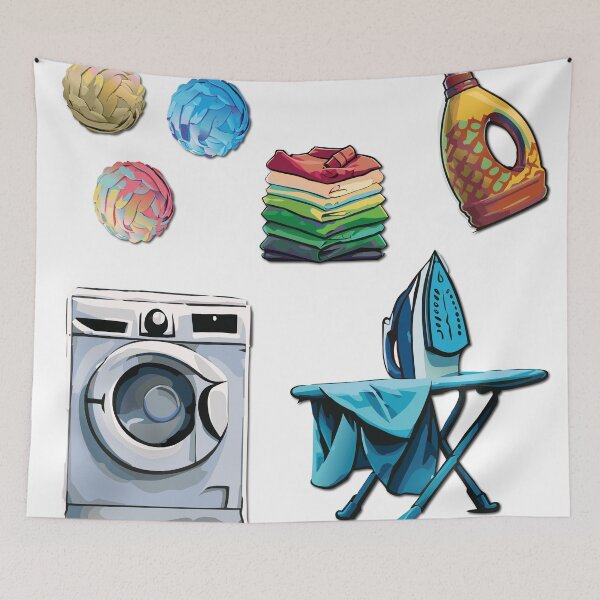 Item preview, Laundry Room with Dryer Balls designed and sold by sweetdreamers.