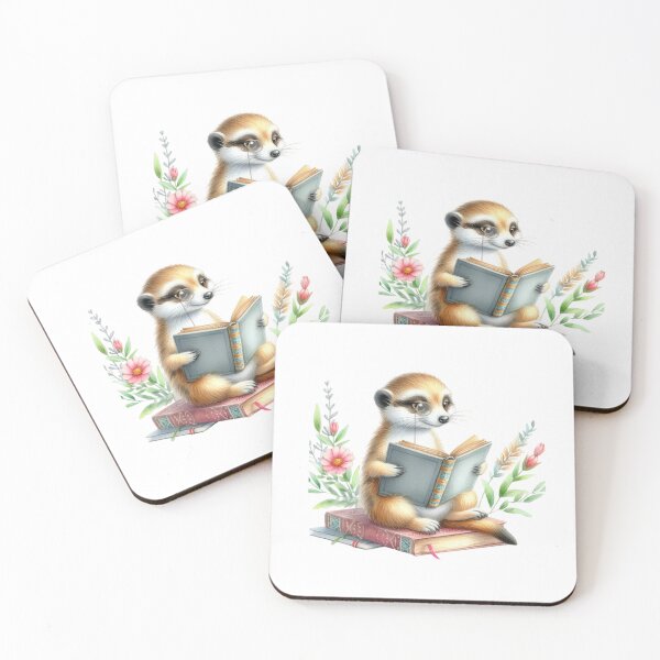 Item preview, Cute Meerkat And Books designed and sold by TheAnimalZ00.