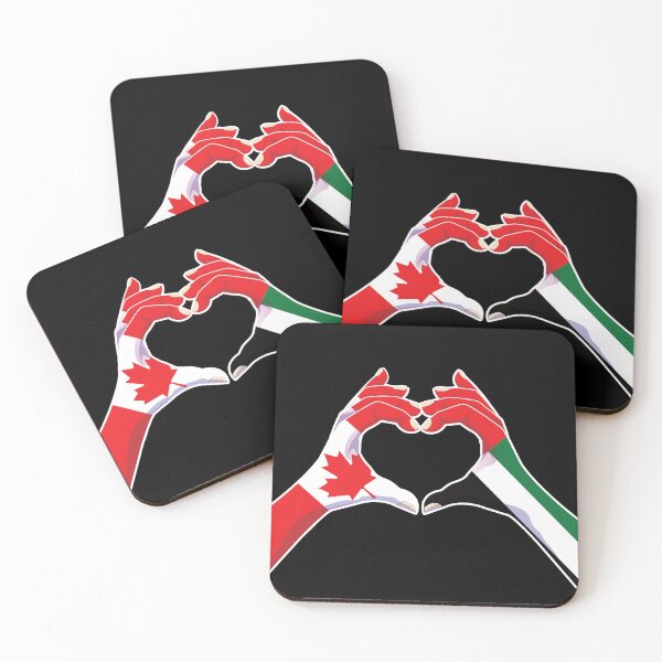 Item preview, United Arab Emirates Emirati UAE Canadian Canada Love Heart Peace designed and sold by FlagX.