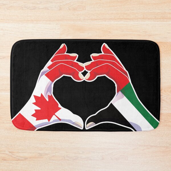 Item preview, United Arab Emirates Emirati UAE Canadian Canada Love Heart Peace designed and sold by FlagX.