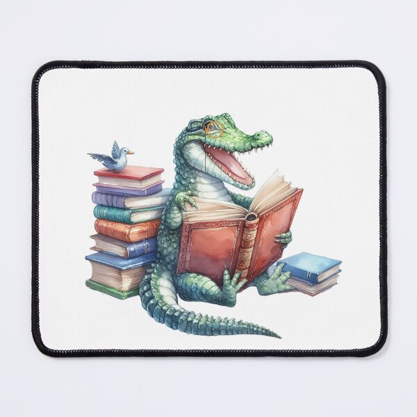 Item preview, Alligator And Books designed and sold by TheAnimalZ00.