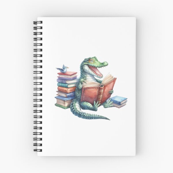 Item preview, Alligator And Books designed and sold by TheAnimalZ00.
