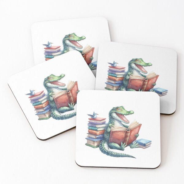 Item preview, Alligator And Books designed and sold by TheAnimalZ00.