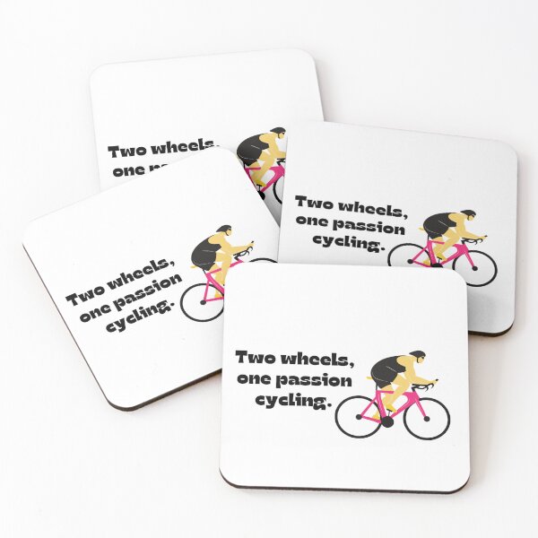 Item preview, Two wheels one passion cycling. designed and sold by DaringDesigns19.
