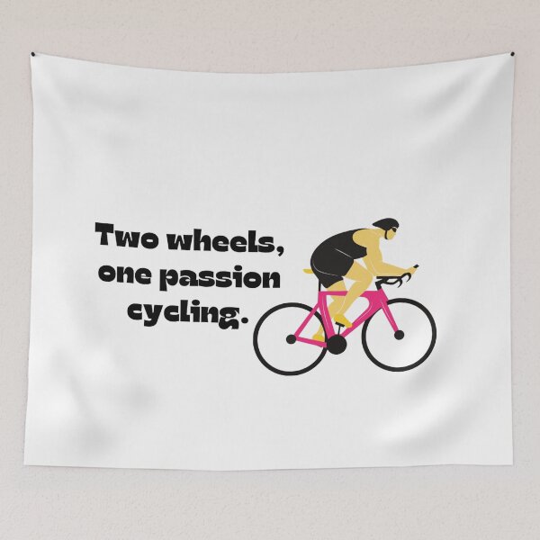 Item preview, Two wheels one passion cycling. designed and sold by DaringDesigns19.