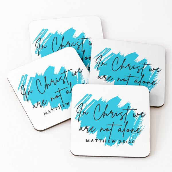 Item preview, In Christ we are not Alone, matthew 28:20 designed and sold by MoriaStore.