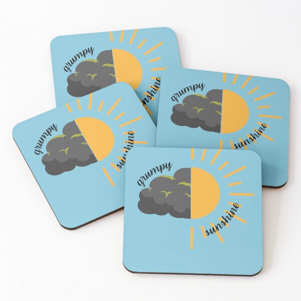 Item preview, grumpy sunshine; grumpy sunshine trope; romance trope; bookish designed and sold by Courtnie Pollard.