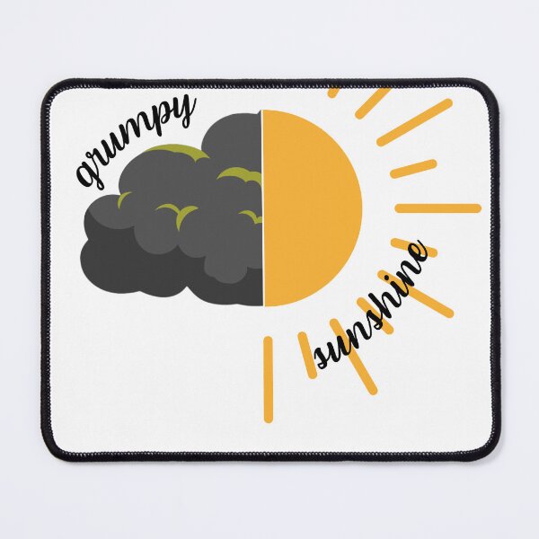 Item preview, grumpy sunshine; grumpy sunshine trope; romance trope; bookish designed and sold by Courtnie Pollard.