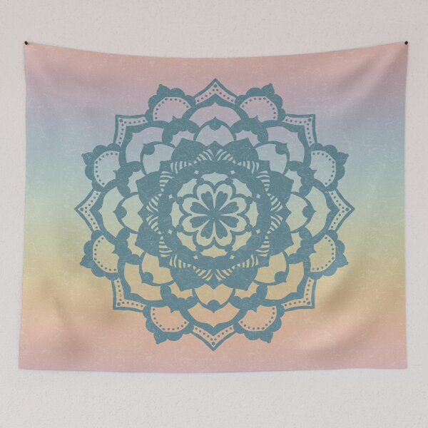 Item preview, Deva Mandala - Rainbow Sorbet + Peacock designed and sold by Irene Estelle.