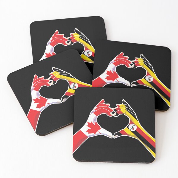 Item preview, Uganda Ugandan Canadian Canada Love Heart Peace designed and sold by FlagX.