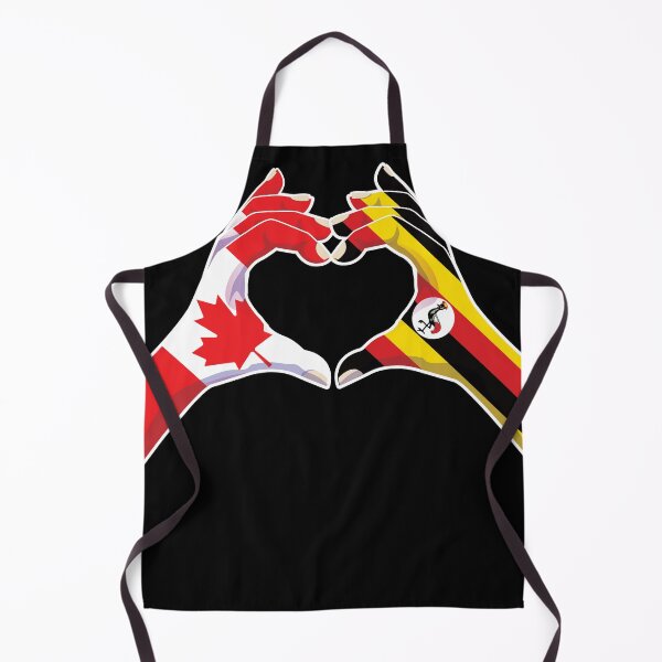Item preview, Uganda Ugandan Canadian Canada Love Heart Peace designed and sold by FlagX.