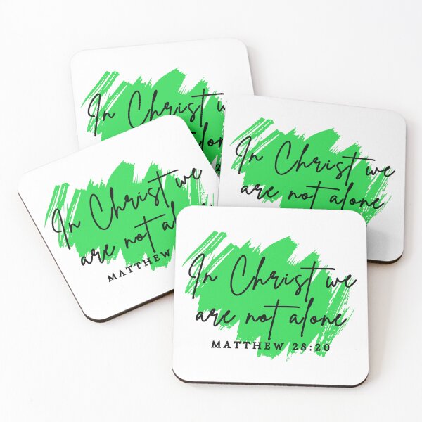 Item preview, In Christ we are not Alone, matthew 28:20 designed and sold by MoriaStore.