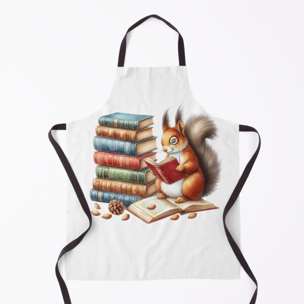 Item preview, Red Squirrel And Books designed and sold by TheAnimalZ00.