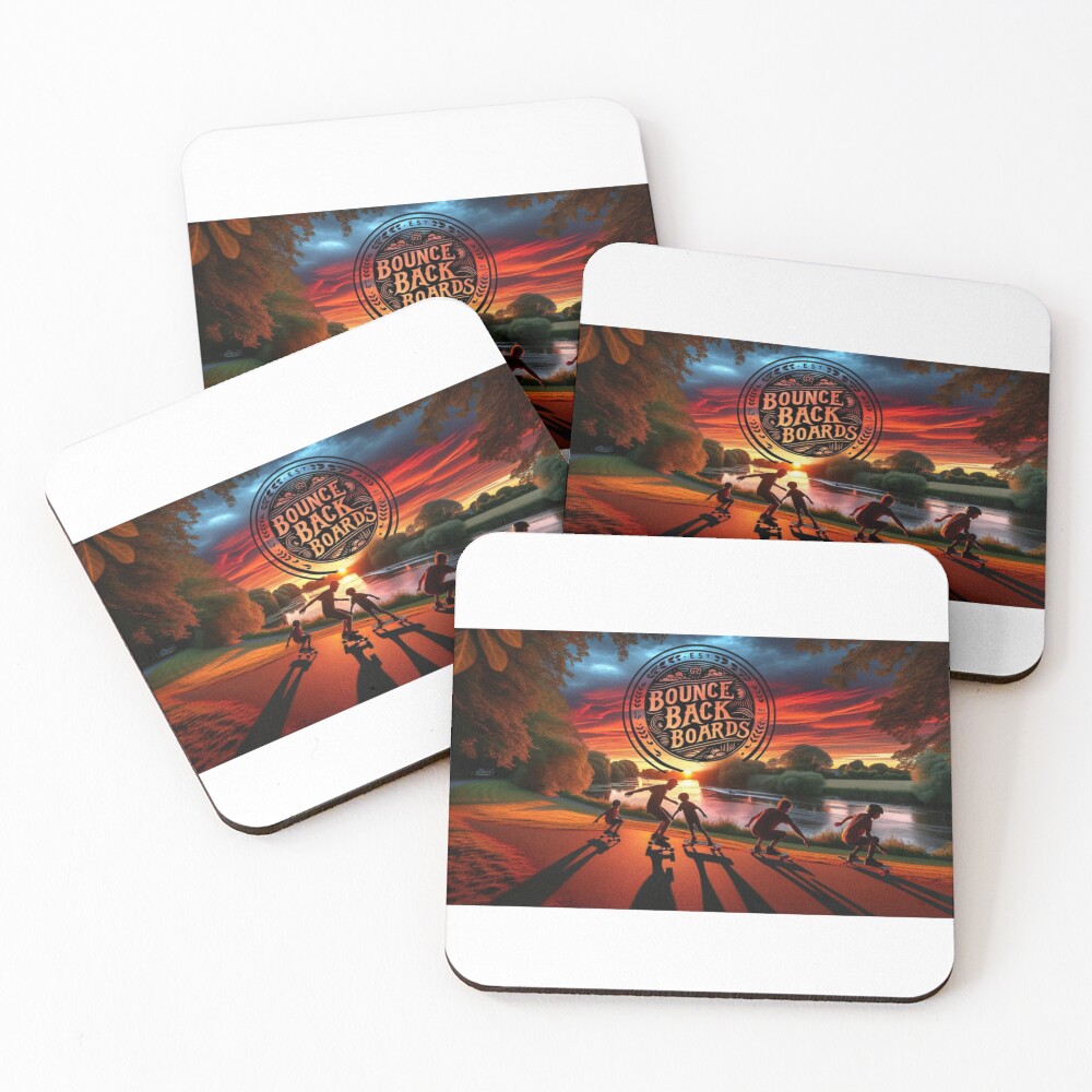 Item preview, Coasters (Set of 4) designed and sold by BBLongboards.