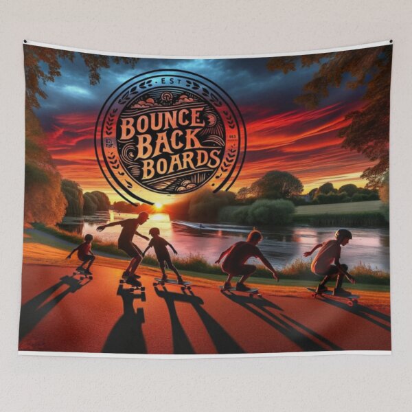 Item preview, "Sunset Riders Skating Riverside" designed and sold by BBLongboards.