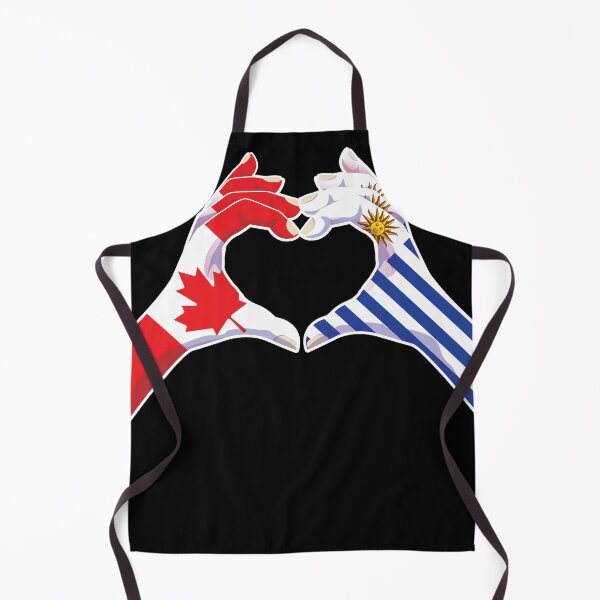 Item preview, Uruguay Uruguayan Canadian Canada Love Heart Peace designed and sold by FlagX.