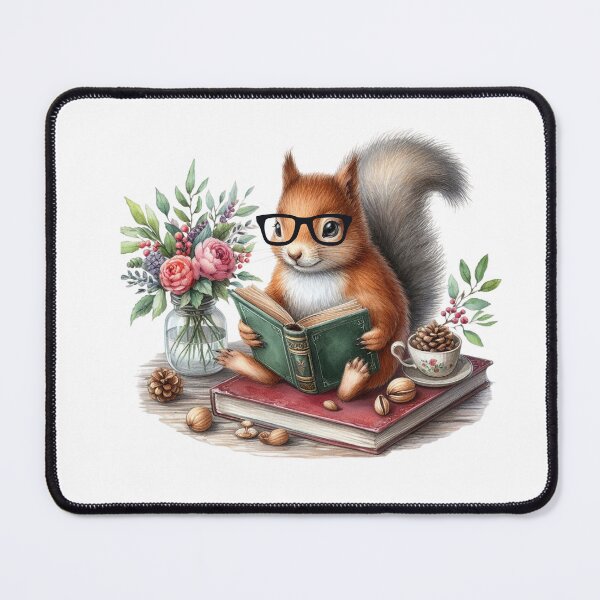 Item preview, Cute Squirrel And Books designed and sold by TheAnimalZ00.