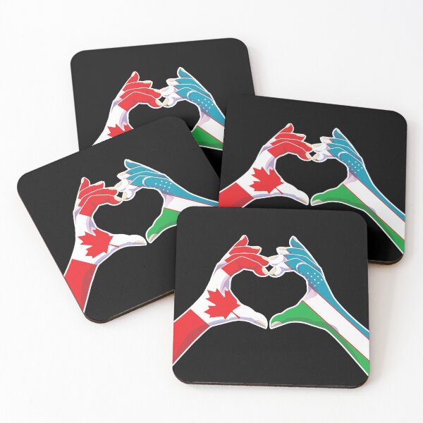 Item preview, Uzbekistan Uzbek Uzbeg Usbeg Canadian Canada Love Heart Peace designed and sold by FlagX.