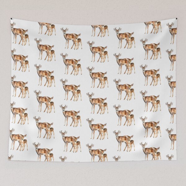 Item preview, Watercolor Deers designed and sold by TheAnimalZ00.