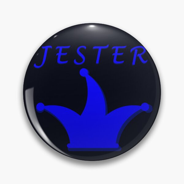 Item preview, Hat and name of blue jester, jester or joker in a circle designed and sold by shennix.