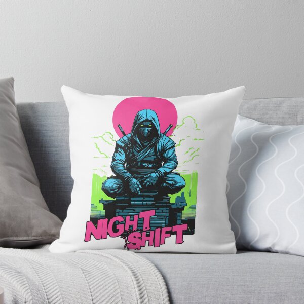 Item preview, Productive Night Shift Worker Cool Ninja  designed and sold by CyberYogi.