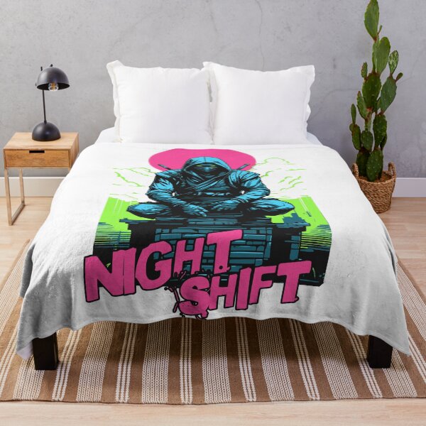 Item preview, Productive Night Shift Worker Cool Ninja designed and sold by CyberYogi.