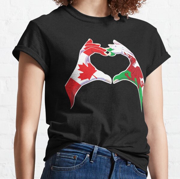 Item preview, Wales Welsh Canada Canadian Love Heart Peace designed and sold by FlagX.