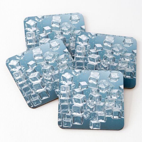 Item preview, Ice cubes in water designed and sold by WildLadyWood.