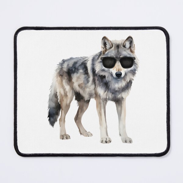 Item preview, Wolf Wearing Sunglasses designed and sold by TheAnimalZ00.