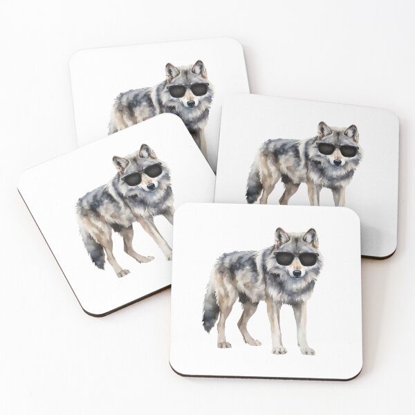 Item preview, Wolf Wearing Sunglasses designed and sold by TheAnimalZ00.