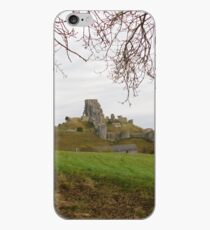 Corfe Castle Between Trees iPhone Case
