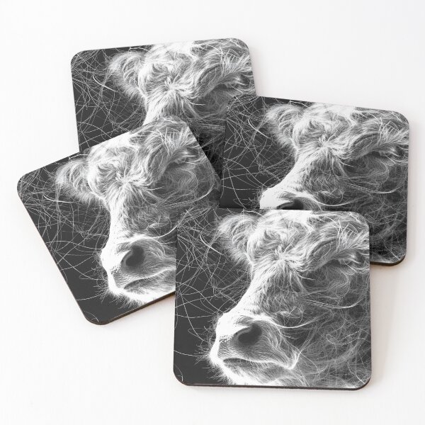 Item preview, Abstract Hairy cow designed and sold by Brendon987.