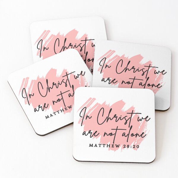 Item preview, In Christ we are not Alone, Matthew 28:20 designed and sold by MoriaStore.