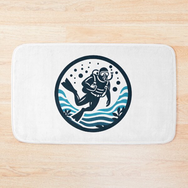 Item preview, Deep sea diving scuba diving in ocean designed and sold by vectorillus.