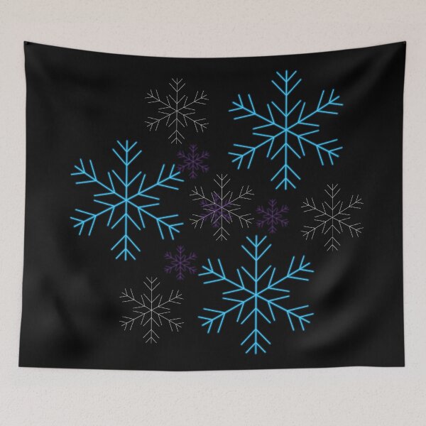 Item preview, Neon Snowflakes designed and sold by Leanne Karlstrom.