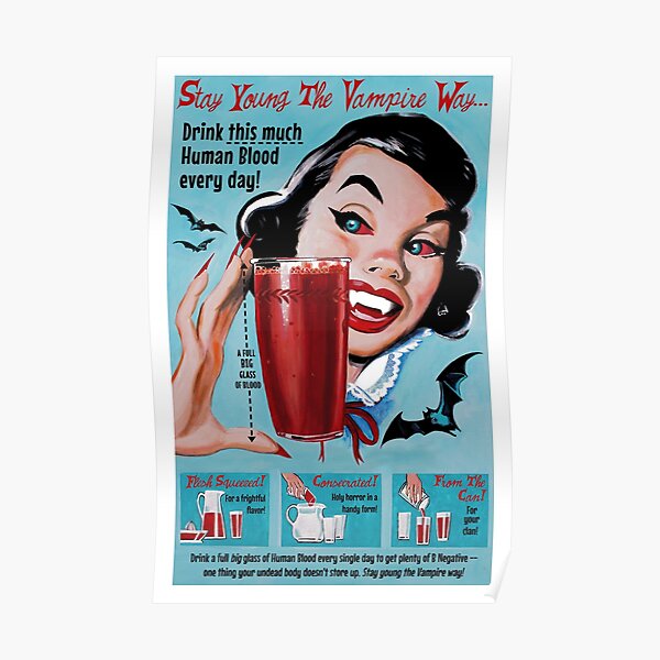 Stay Young the Vampire Way Poster