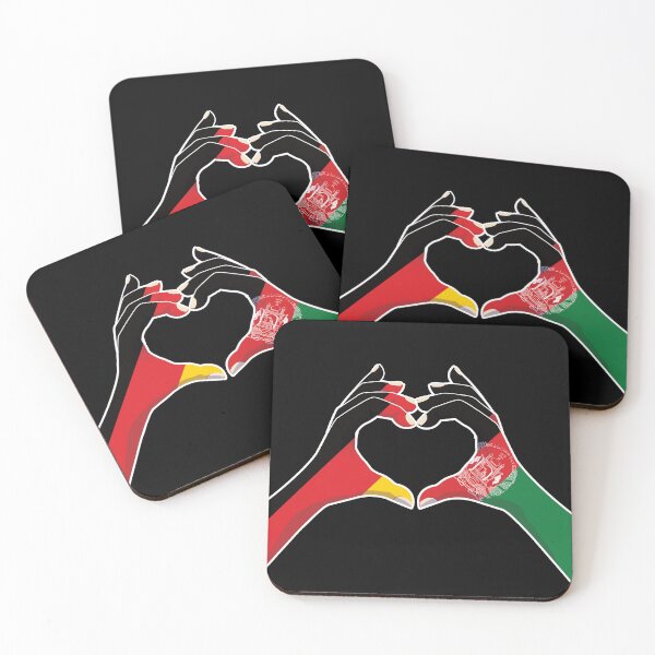 Item preview, Afghanistan Afghan Germany German Love Heart Peace designed and sold by FlagX.