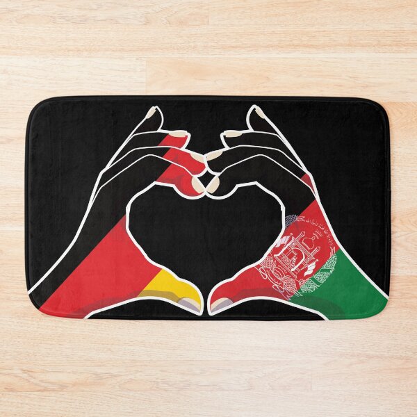 Item preview, Afghanistan Afghan Germany German Love Heart Peace designed and sold by FlagX.