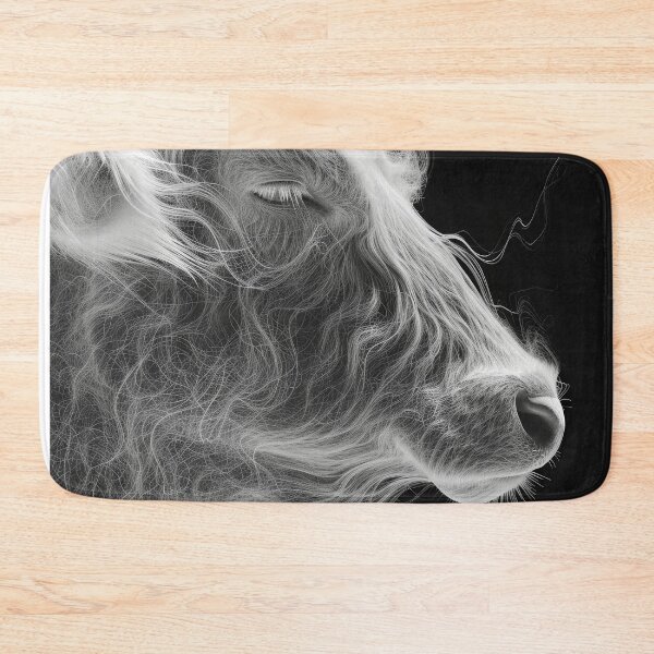 Item preview, Hairy cow abstract designed and sold by Brendon987.