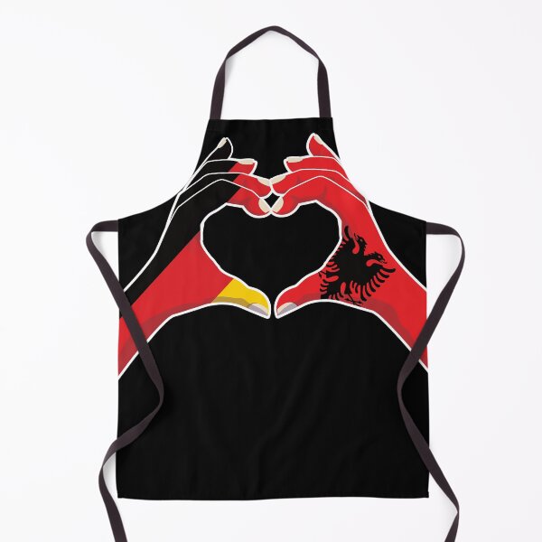 Item preview, Albanian Albania Germany German Love Heart Peace designed and sold by FlagX.