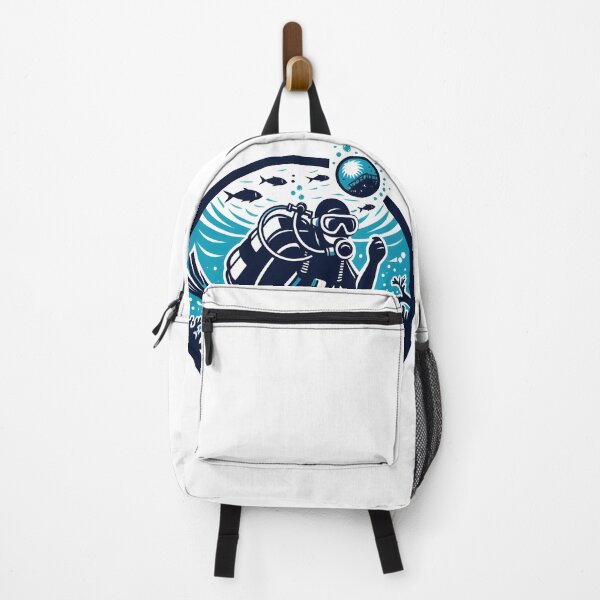 Item preview,  Deep sea diving scuba diving in ocean designed and sold by vectorillus.