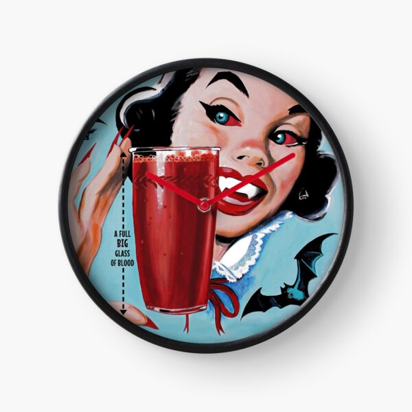 Stay Young the Vampire Way Clock